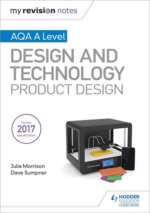 Book cover of My Revision Notes: Aqa A Level Design And Technology: Product Design Epub