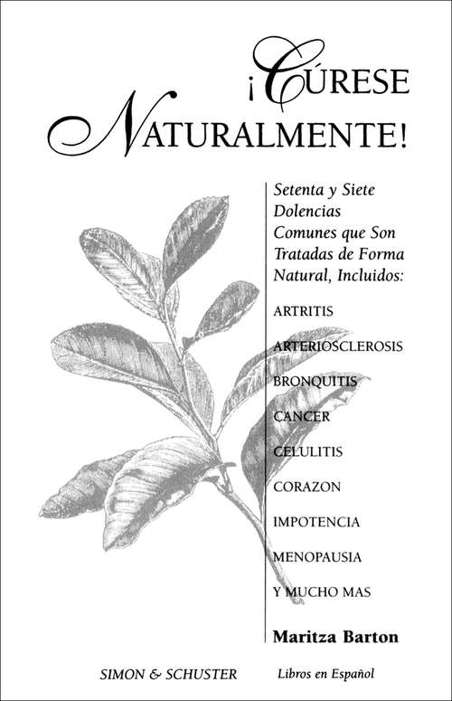 Book cover of Curese Naturaltmente