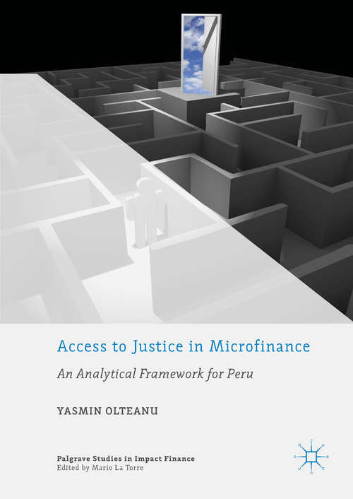 Book cover of Access to Justice in Microfinance: An Analytical Framework For Peru (Palgrave Studies In Impact Finance Ser.)