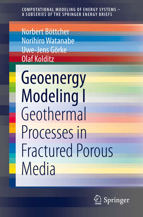 Book cover of Geoenergy Modeling I