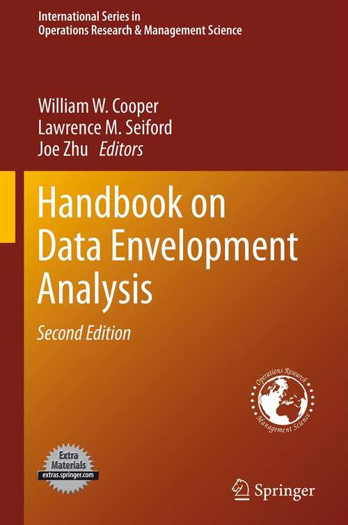 Book cover of Handbook on Data Envelopment Analysis