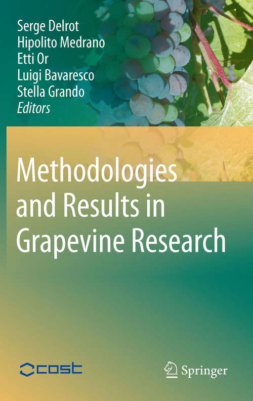 Book cover of Methodologies and Results in Grapevine Research