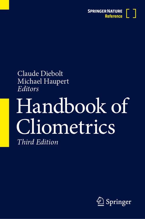 Book cover of Handbook of Cliometrics (3rd ed. 2024)