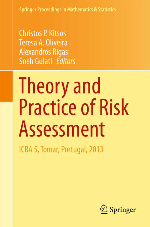 Book cover of Theory and Practice of Risk Assessment