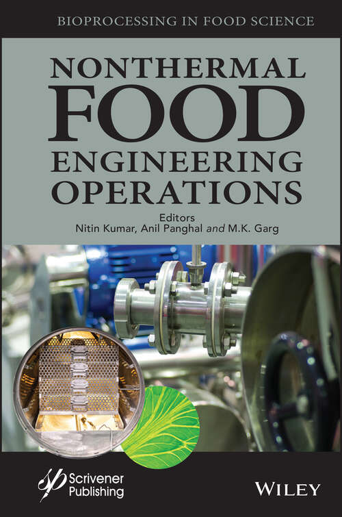 Book cover of Nonthermal Food Engineering Operations