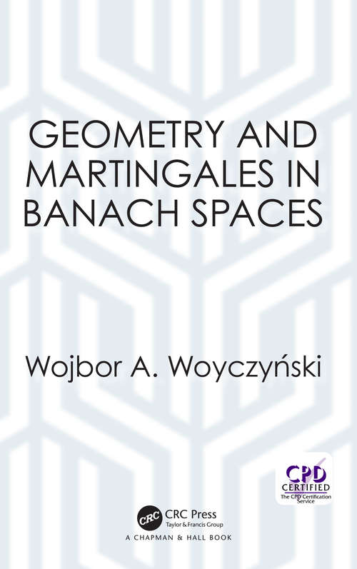 Book cover of Geometry and Martingales in Banach Spaces