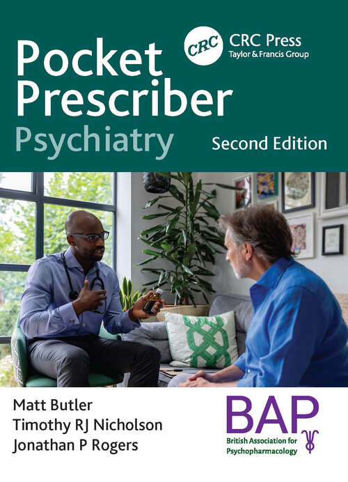 Book cover of Pocket Prescriber Psychiatry (Pocket Prescriber Series)