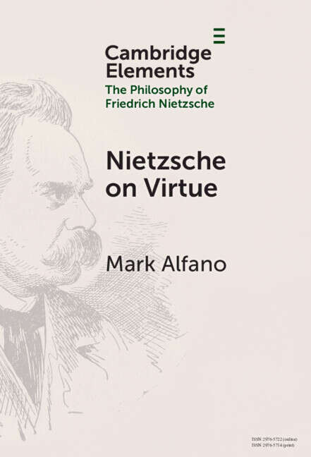 Book cover of Nietzsche on Virtue (Elements in the Philosophy of Friedrich Nietzsche)