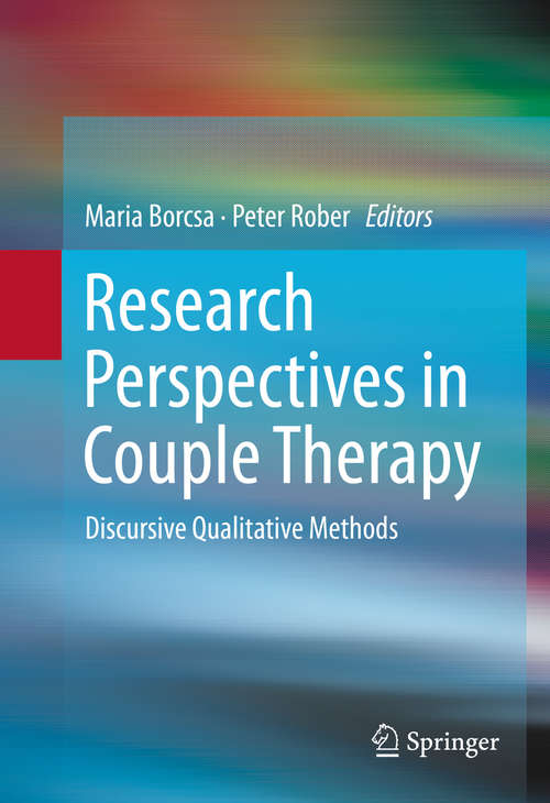 Book cover of Research Perspectives in Couple Therapy