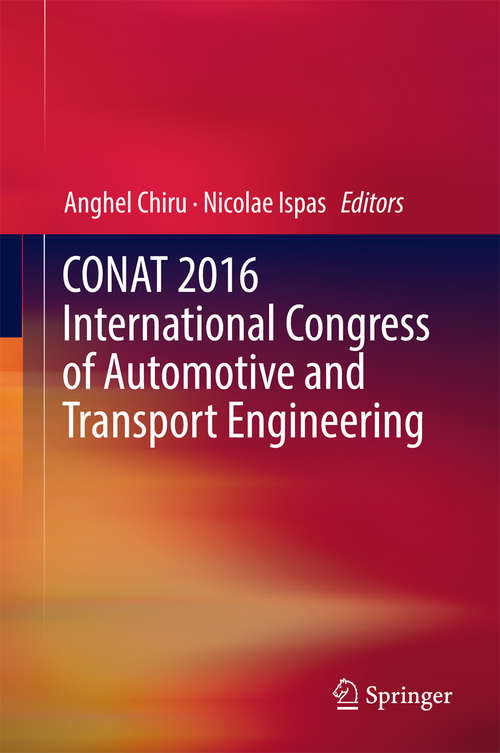 Book cover of CONAT 2016 International Congress of Automotive and Transport Engineering