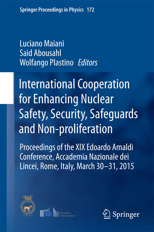 Book cover of International Cooperation for Enhancing Nuclear Safety, Security, Safeguards and Non-proliferation