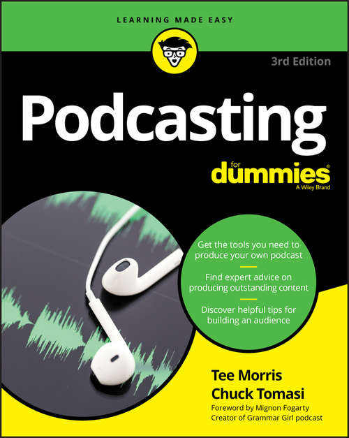 Book cover of Podcasting For Dummies