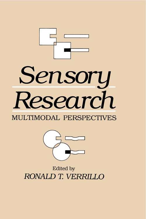 Book cover of Sensory Research: Multimodal Perspectives