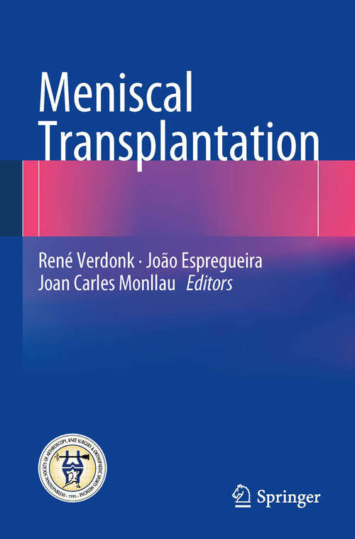 Book cover of Meniscal Transplantation