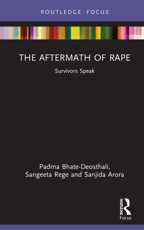Book cover of The Aftermath of Rape: Survivors Speak