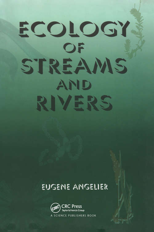 Book cover of Ecology of Streams and Rivers