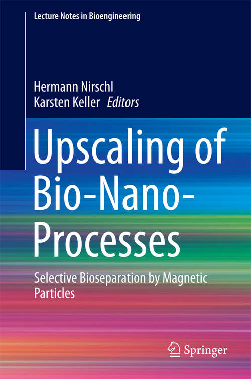 Book cover of Upscaling of Bio-Nano-Processes