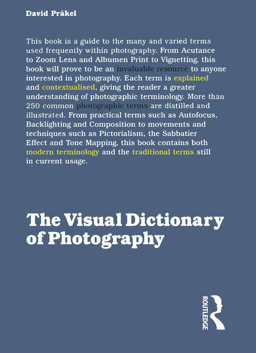 Book cover of The Visual Dictionary of Photography