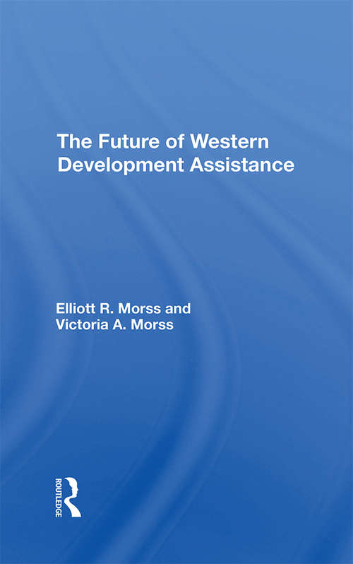 Book cover of The Future Of Western Development Assistance