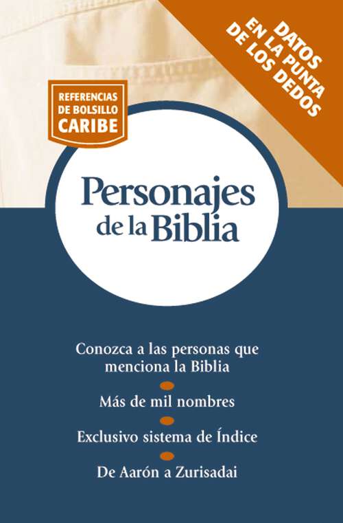 Book cover of Personajes de la Biblia: Serie Referencias de bolsillo