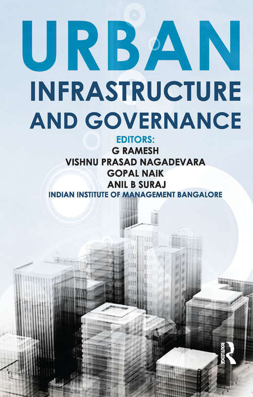 Book cover of Urban Infrastructure and Governance