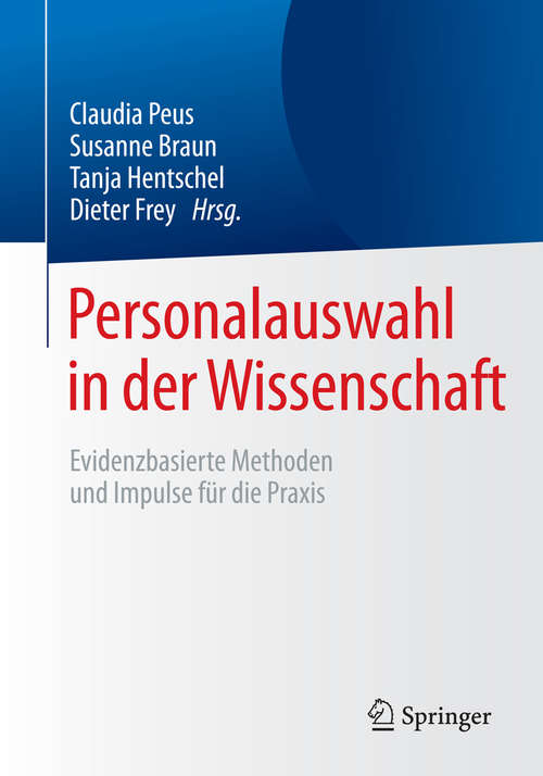 Book cover of Personalauswahl in der Wissenschaft