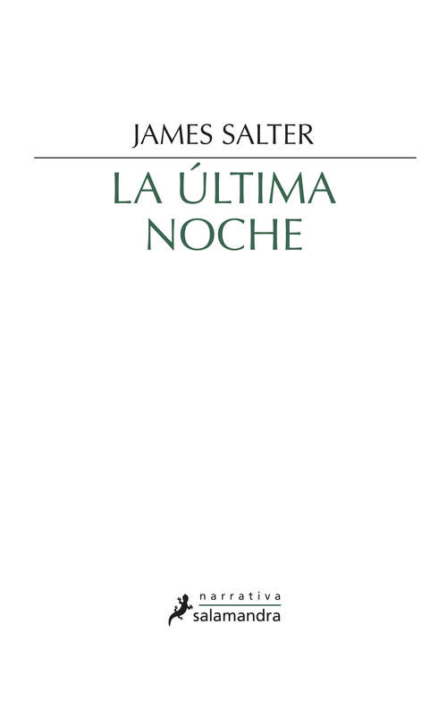 Book cover of La última noche