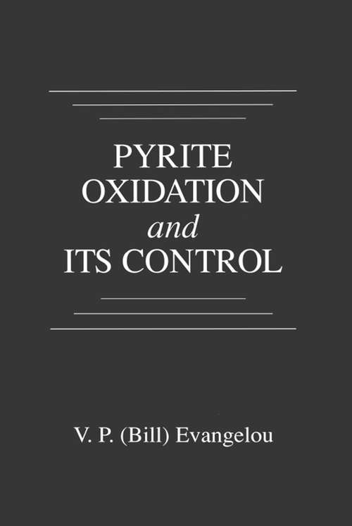 Book cover of Pyrite Oxidation and Its Control