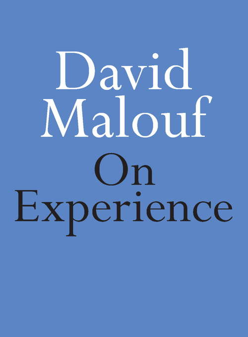 Book cover of On Experience