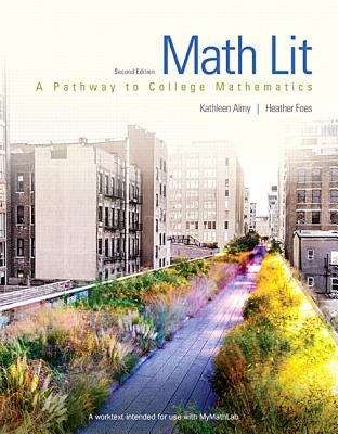 Book cover of Math Lit: Pathway To College Mathematics