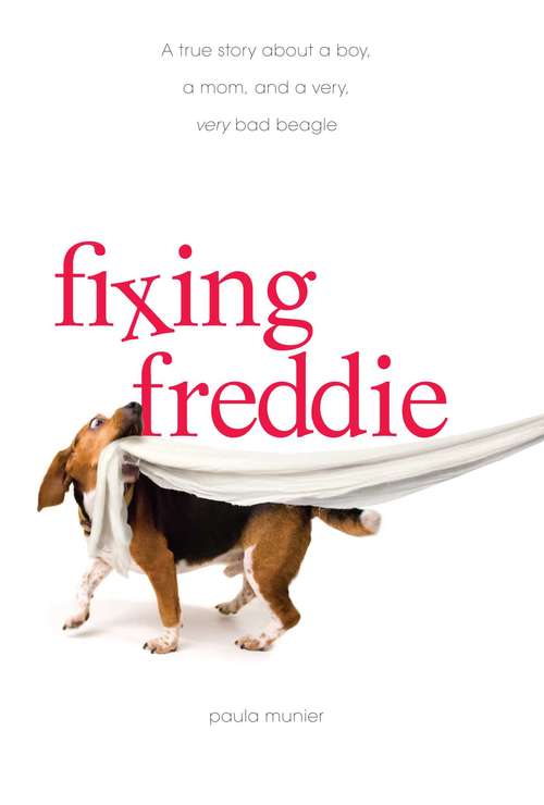 Book cover of Fixing Freddie: A TRUE story about a Boy, a Single Mom, and the Very Bad Beagle Who Saved Them