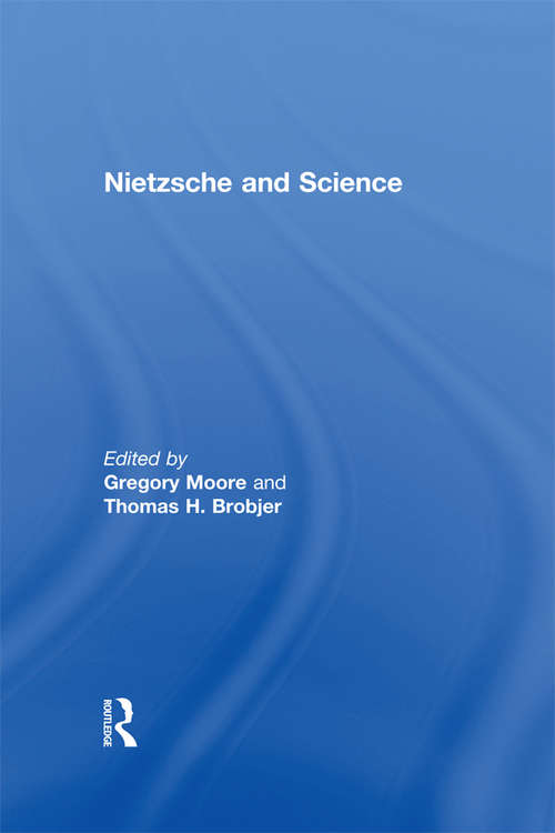 Book cover of Nietzsche and Science