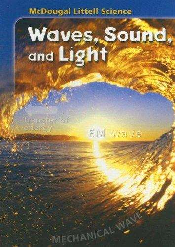 Book cover of Waves, Sound, and Light