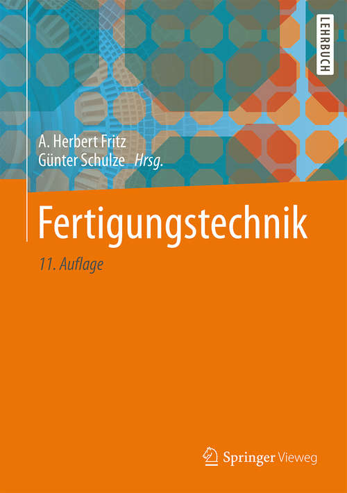 Book cover of Fertigungstechnik