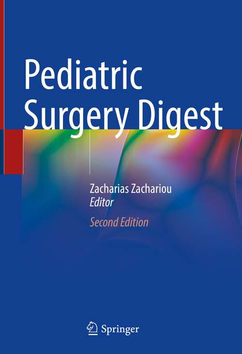 Book cover of Pediatric Surgery Digest (2nd ed. 2022)