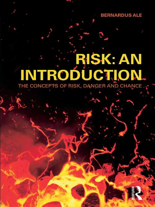 Book cover of Risk: The Concepts of Risk, Danger and Chance