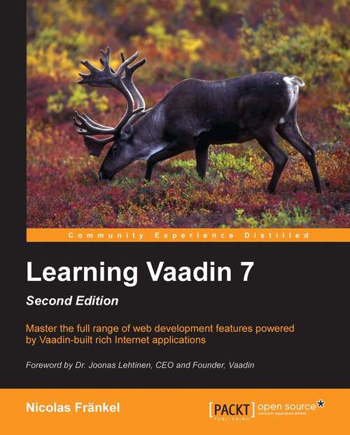 Book cover of Learning Vaadin 7: Second Edition