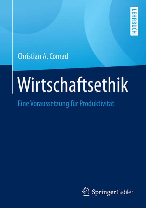 Book cover of Wirtschaftsethik
