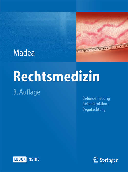 Book cover of Rechtsmedizin