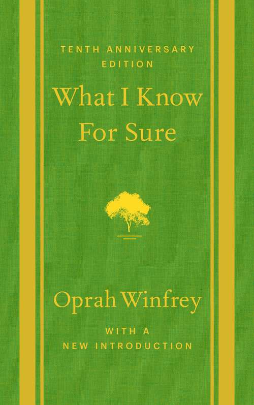 Book cover of What I Know For Sure