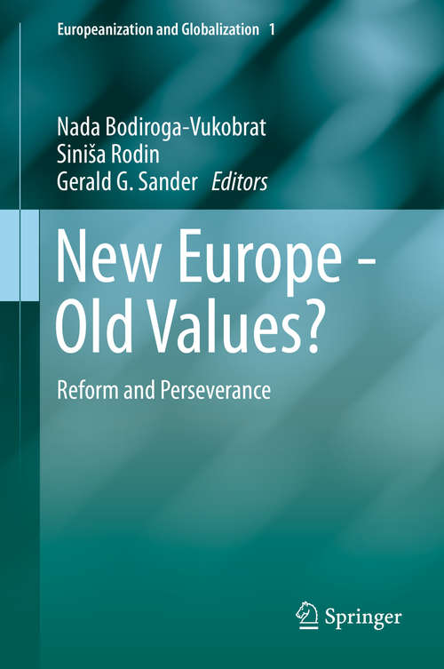 Book cover of New Europe - Old Values?