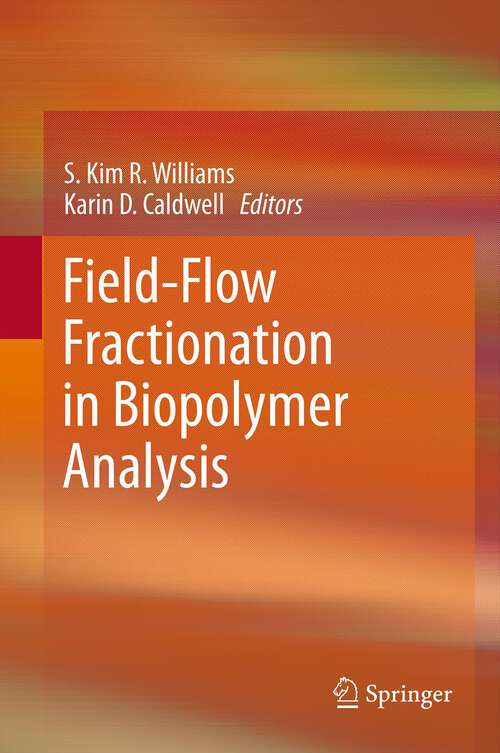 Book cover of Field-Flow Fractionation in Biopolymer Analysis