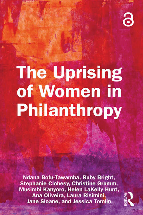 Book cover of The Uprising of Women in Philanthropy