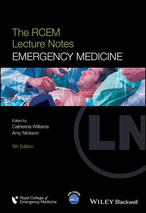 Book cover of The RCEM Lecture Notes: Emergency Medicine (5) (Lecture Notes)
