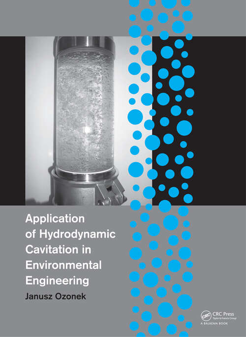 Book cover of Application of Hydrodynamic Cavitation in Environmental Engineering