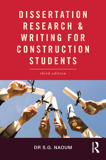 Book cover of Dissertation Research and Writing for Construction Students