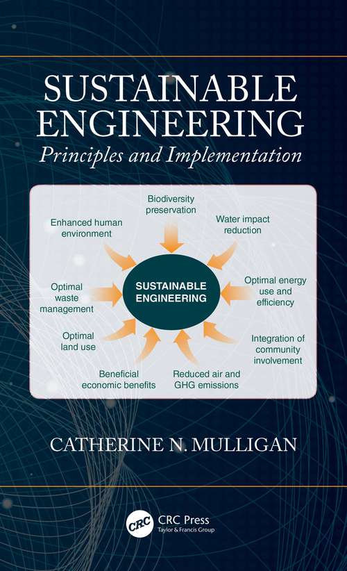 Book cover of Sustainable Engineering: Principles and Implementation