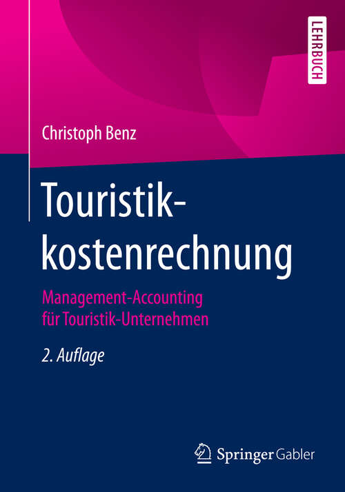 Book cover of Touristikkostenrechnung