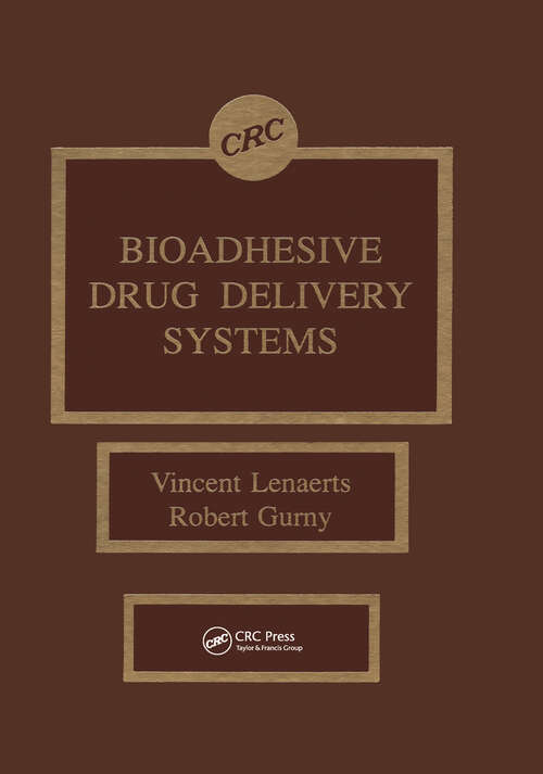 Book cover of Bioadhesive Drug Delivery Systems