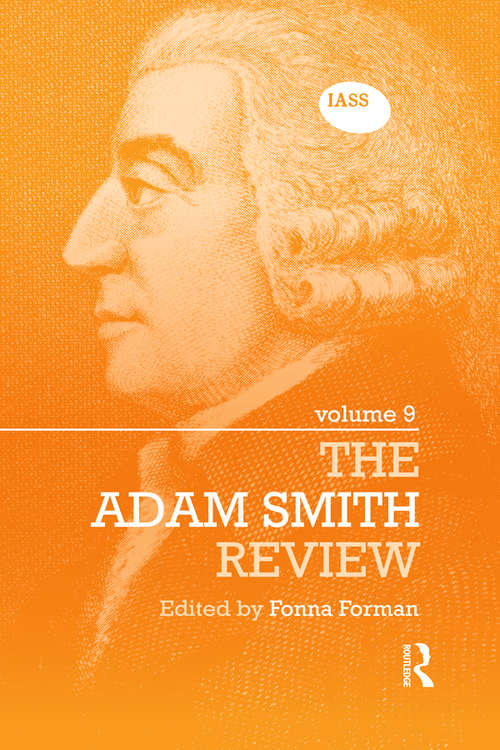 Book cover of The Adam Smith Review: Volume 9 (The Adam Smith Review)